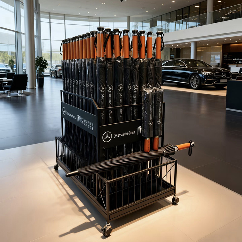 24骨实木奔驰雨伞全自动商务礼品高尔夫伞超大晴雨两用汽车遮阳伞