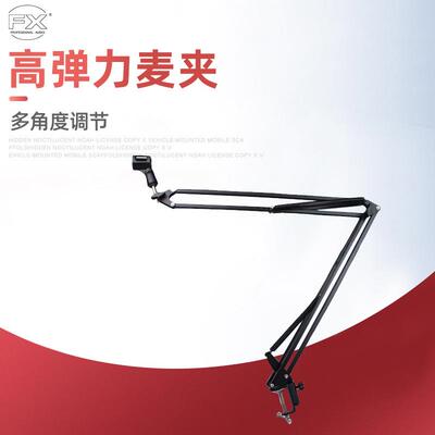 供应FX39大悬臂支架万向支架加强版电容麦克风桌面悬挂架
