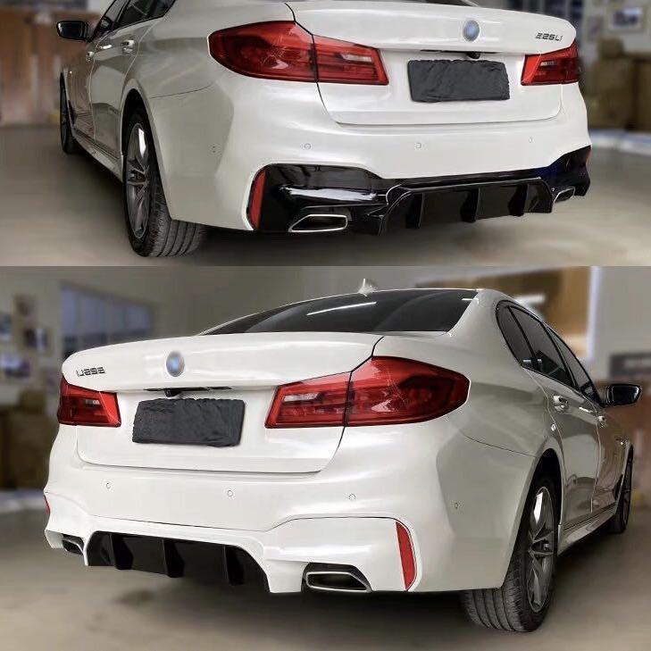 适用于宝马新5系后唇M5款注塑PP后唇528Li530LiG30G38改装M5后唇