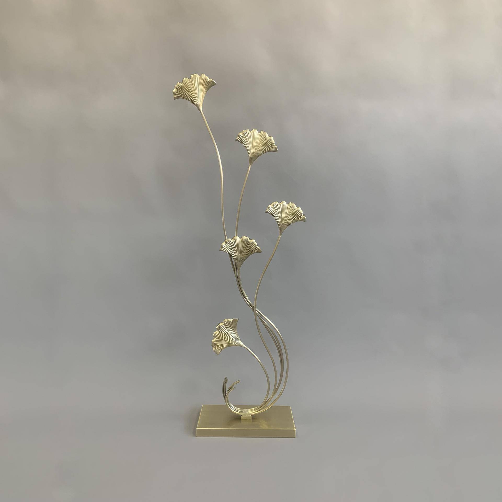 轻奢创意纯手工全铜摆件软装设计别墅样板房书房电视柜摆件