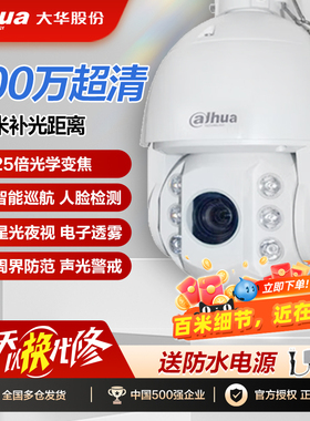 大华23倍光学变焦监控摄像头 人脸抓拍 室外高清夜视DH-PQ6423D-I
