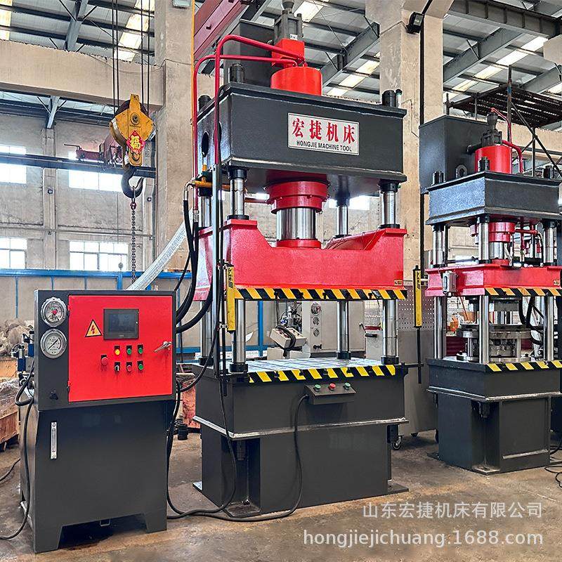 四柱三梁快速液压机100T200吨油压机现货拉伸成型液压机生产厂家