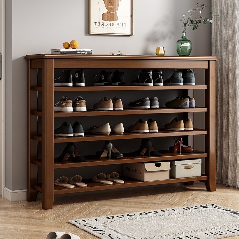 鞋架家用门口一体收纳实木多层鞋柜收纳置物架省空间入户玄关鞋架,住宅家具,鞋架,淘宝优惠券,粉丝福利购,淘宝优惠卷