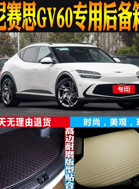 23-24款捷尼赛思GV60纯电动内饰专用防水后备箱垫尾厢垫 配件改装