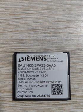 西门子CF卡 6AU1400-2PA23-0AA0 成色新 功能包好—议价