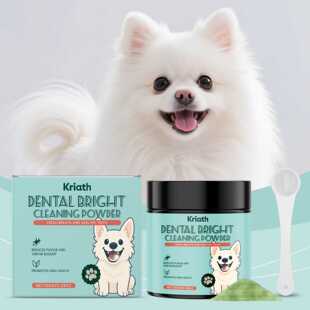 Kriath 狗用牙齿洁护粉 温和配方亮齿日常狗狗牙齿护理用品