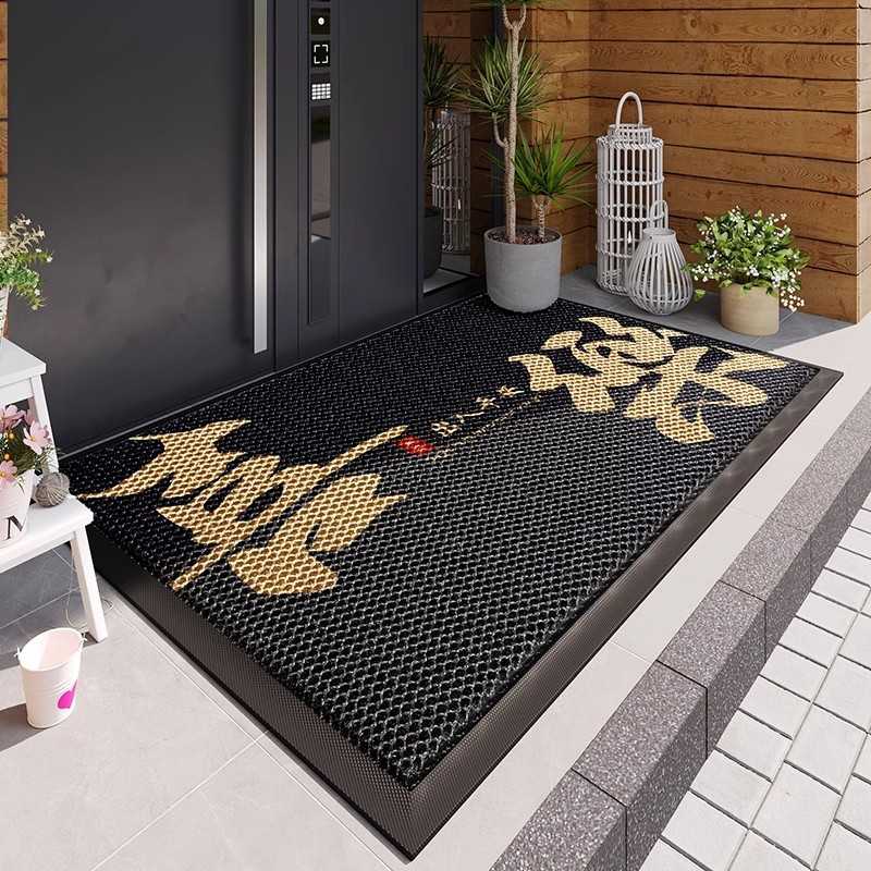 门口地垫2025新款家用耐脏免洗pvc入户门脚垫高端进门防滑蹭脚垫