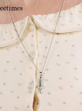 threetimes2026爆款项链个性女配饰高级感气质甜美挂饰小众设计感