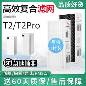 适配树新风T2空气净化器Pro滤网家用宠物全效过滤器滤芯PB070A/T3