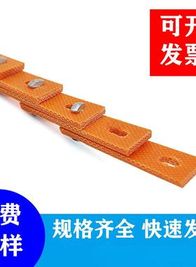 聚氨酯橙色有钉活络带Z12A15 B18 C24mm定制活络三角带可拆传动带