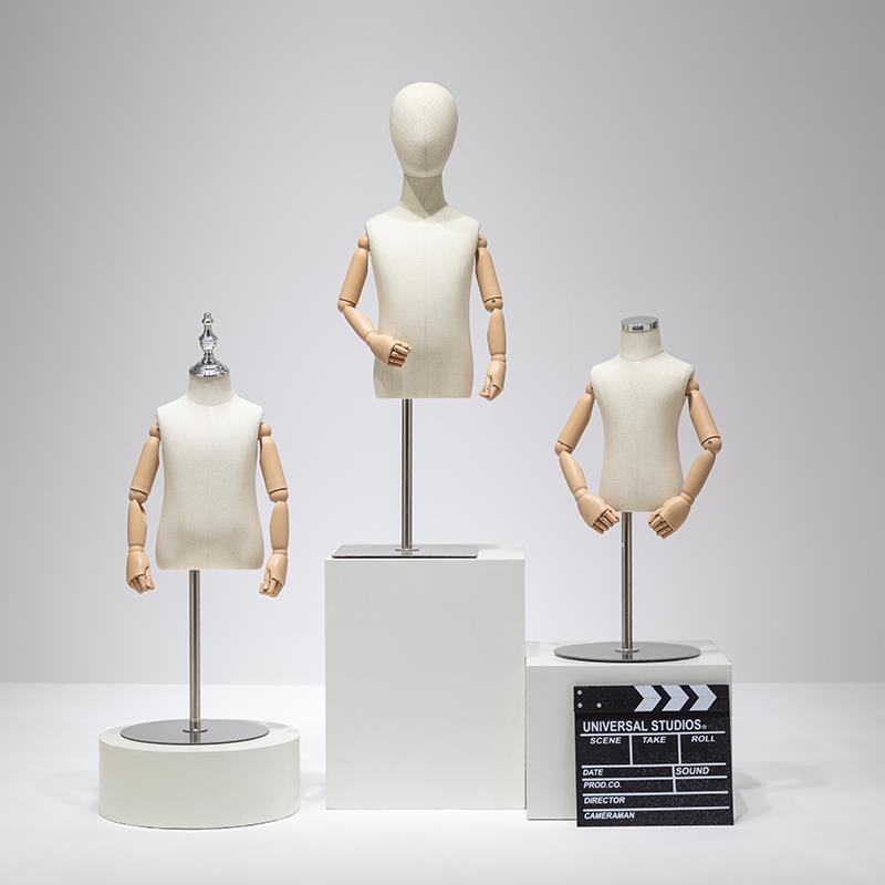 儿童模特半身人偶道具服装店童装人台橱窗婴儿男女小孩台模展示架