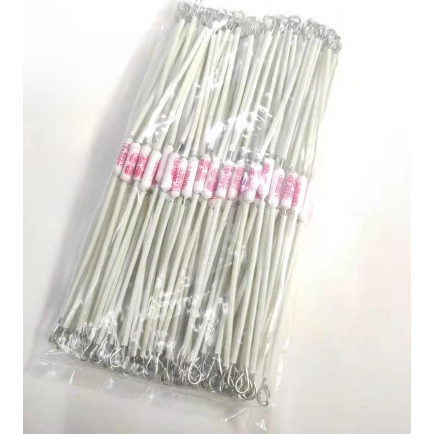 电饭煲温度保险丝185度15A250V陶瓷 加长铜线温度保险管配件15A