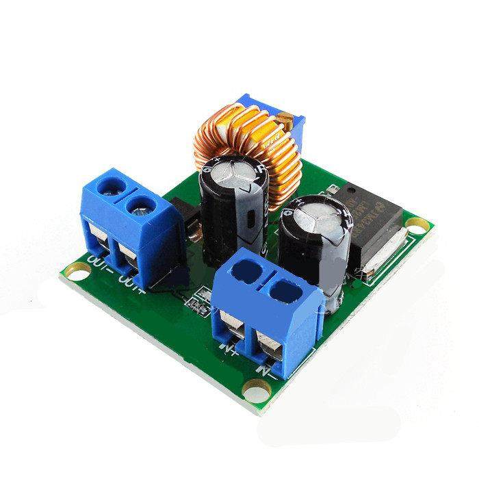DC-DC可调升压模块3V5V12V转19V24V30V36V大功率升压稳压电源模块
