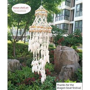 贝壳风铃挂饰手工制作天然欧式卧室装饰送男女朋友生日礼物