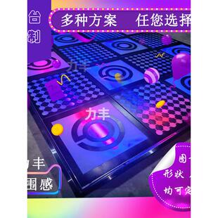 需定制蹦迪地颤弹簧发光舞台定制酒馆茶吧咖啡厅清吧迪厅唱吧T台