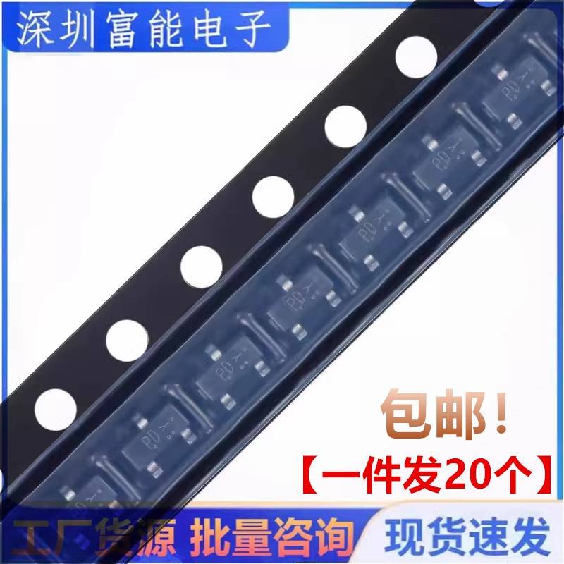 全新贴片三极管 BSS84 丝印PD SOT23 场效应管 MOS管