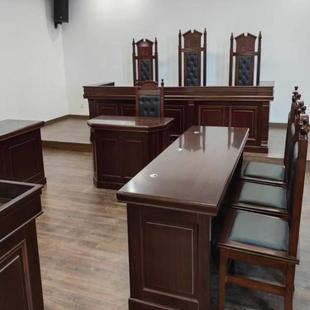 需定制现货法官桌椅定制法院椅子法庭桌椅审判椅实木诉讼桌律所旁