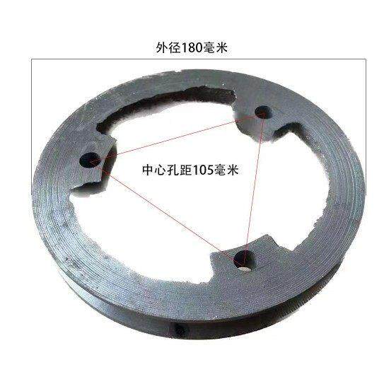 单槽B型皮带轮三角带8马10马力单缸柴油机套轮铸铁皮带盘16/18/21