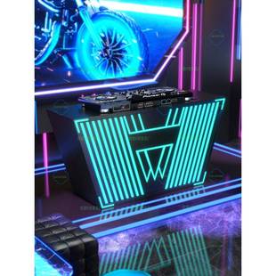 需定制酒吧KTV包厢dj台打碟桌夜店发光打碟台电音调音台打碟机桌