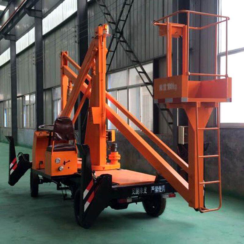 现货供应移动式升降机曲臂式高空作业平台车施工升降机升降平台