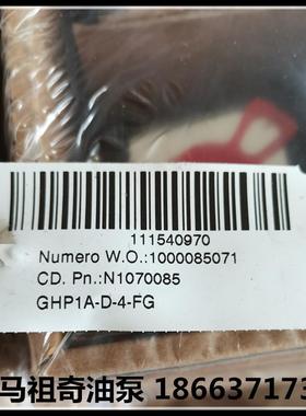 GHP2A-D-40-FG试验机油泵GHP1A-D-4-FG马祖奇齿轮泵