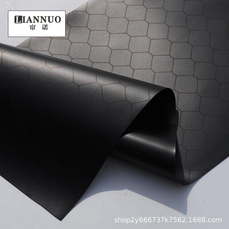 PVC防静电网格帘防尘透明软门帘环保阻燃防静电窗帘布1.0mm