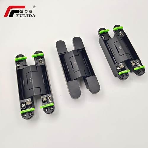 极简门三维隐形液压可调合页铰链液压暗藏合页