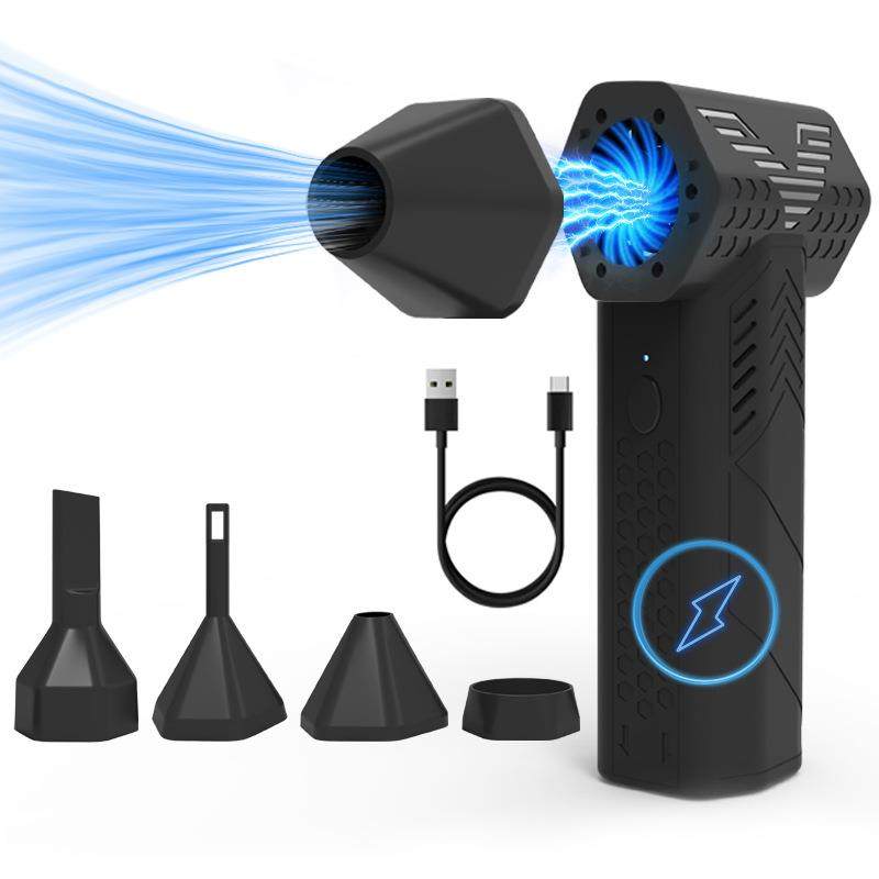 暴力风扇13万转大风量高速涡轮风扇手持无刷风扇吹水吹雪神器