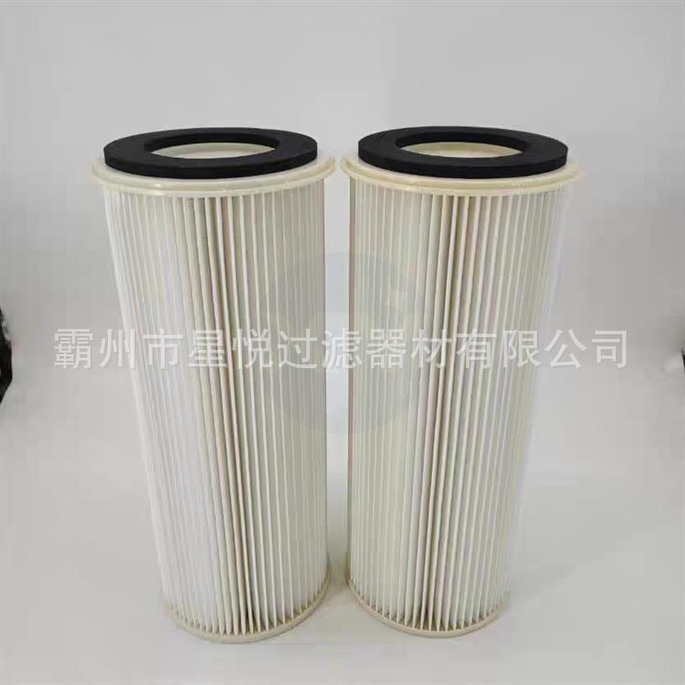 集尘机粉尘滤芯PIB210072替代安满能石磨机除尘滤筒滤料挺度好