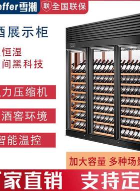 红酒展示柜商用大容量恒温冷藏酒水柜轻奢简约红洒收纳冷藏展示柜