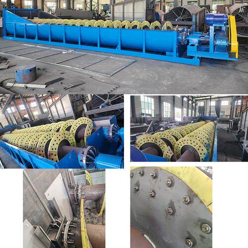 矿用-双螺旋洗沙机 筑工建粉地搅拌站机泥沙尘分离 双轴脱泥机厂
