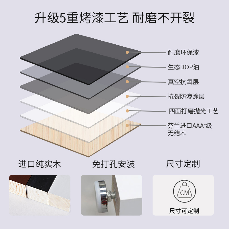 北欧进门隔断正对大门屏风客厅白色实木玄关入户格栅现代简约立柱