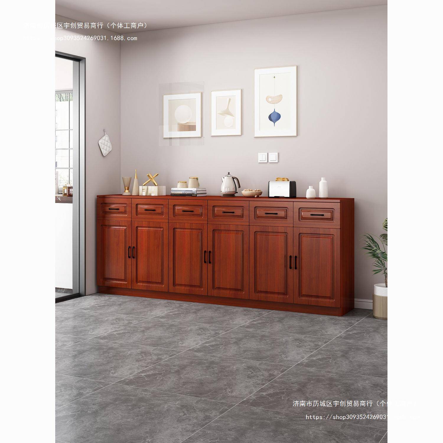 新款家用型北欧风餐边柜欧式家用厨房现代简约收纳柜储物柜茶水柜