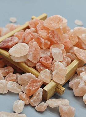 喜马拉雅玫瑰盐颗粒盐沙岩盐滩盐汗蒸房热敷用规格齐全