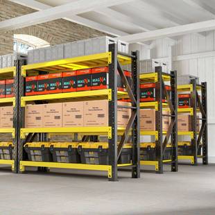 加厚仓储仓库货架置物架重型多层落地储物架地下室储藏间收纳架