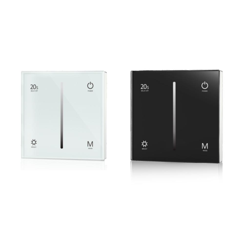 S1-T220V200W110V100W拨码前后切86型钢化触摸可控硅调光器