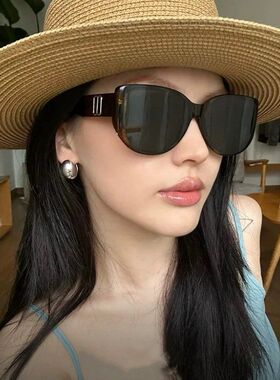 2026新款老钱风墨镜女高级感UV400防紫外线大脸显瘦偏光太阳眼镜