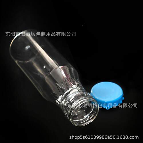厂供应90m35-112大l酒大汽家水 塑料小透明包装汽水果汁1配铝盖