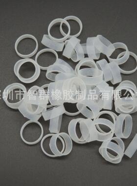 白扎色线硅胶 数圈据线白色硅内径12mm胶圈 白圈色硅胶 源头厂家