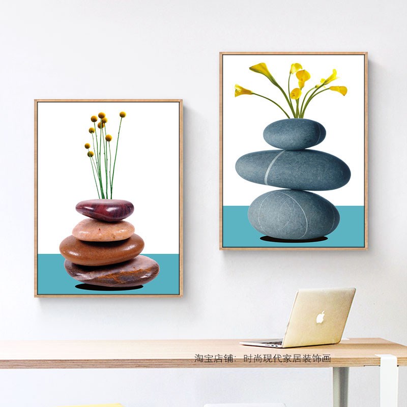 楼梯间装饰画北欧风格小清新挂画玄关画现代简约客餐厅卧室墙壁画图片