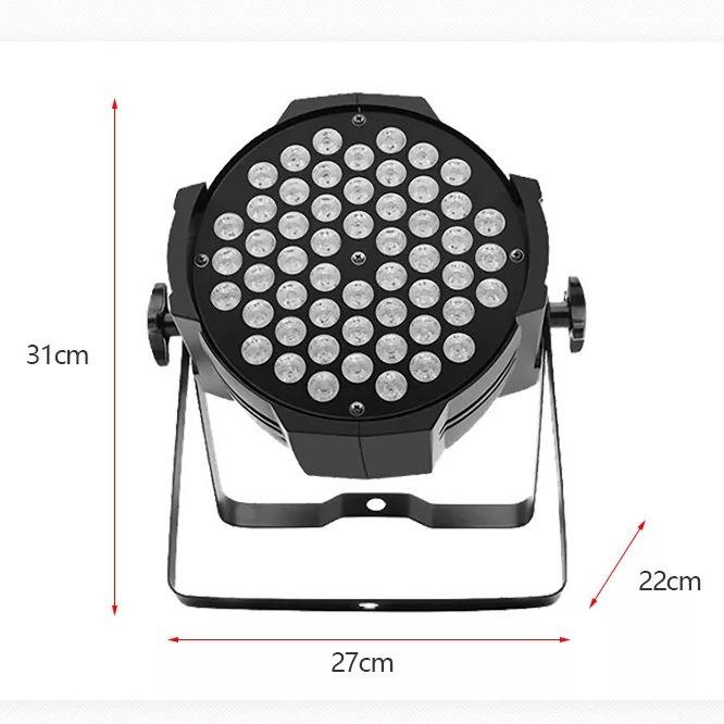 54颗3W全彩染色帕灯婚庆七彩声控led气氛闪光灯舞台灯光