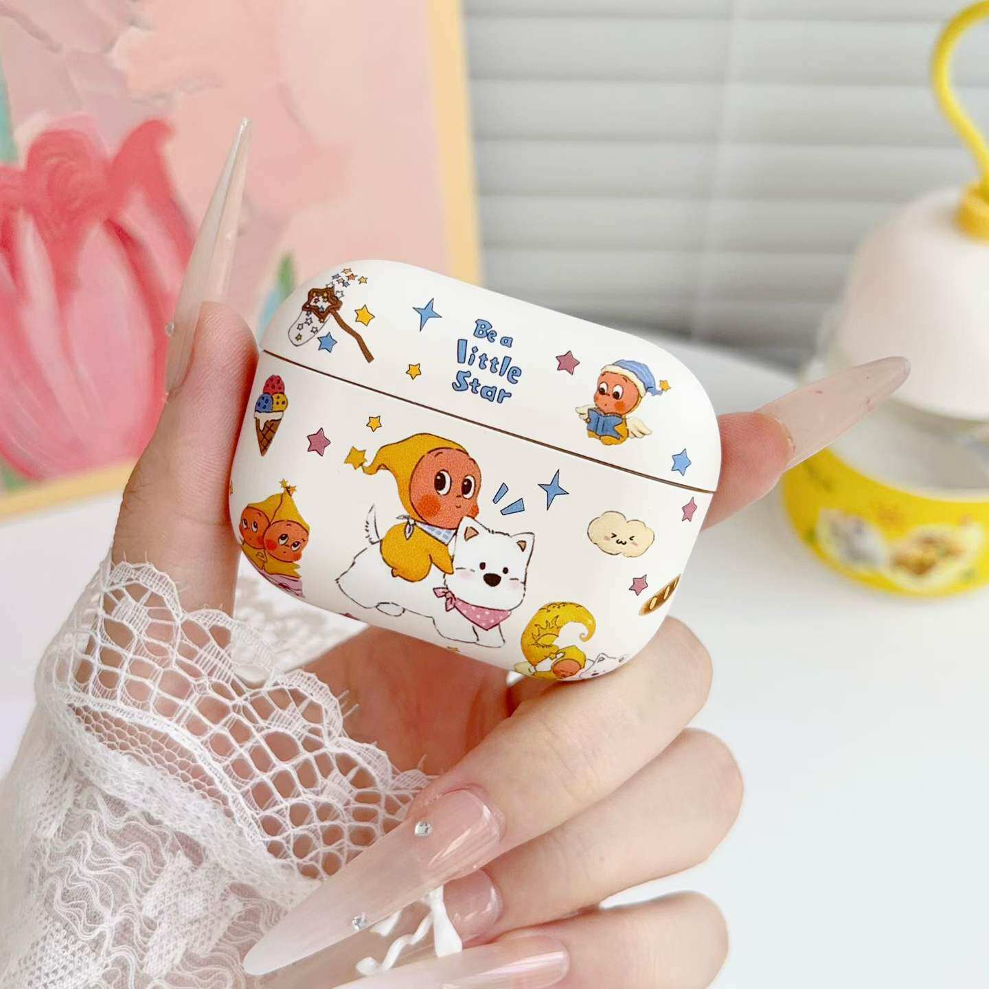 适用AirPods4保护套Pro2苹果3代4代耳机套全包小狗无线蓝牙耳机壳