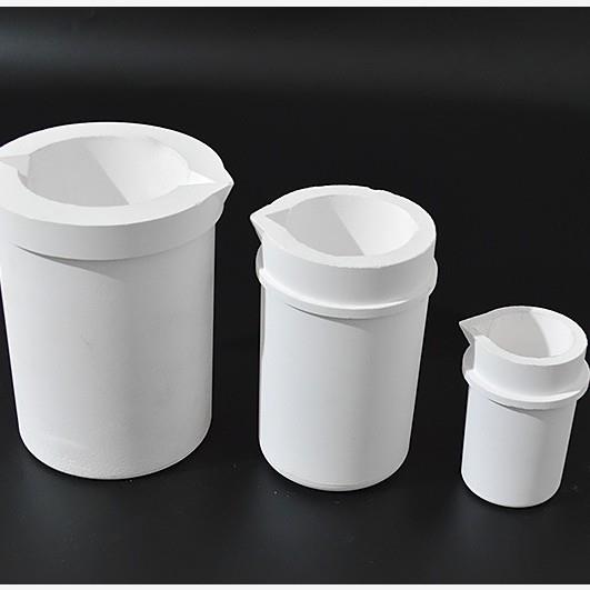 厂家直供高纯石英带嘴坩埚耐高温耐腐蚀石英制品多买多优惠