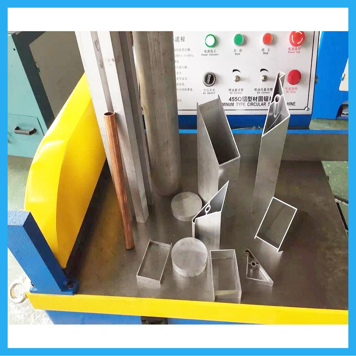 厂家直供SK455铝材切割机切铝机气动铝管切割机铝切机