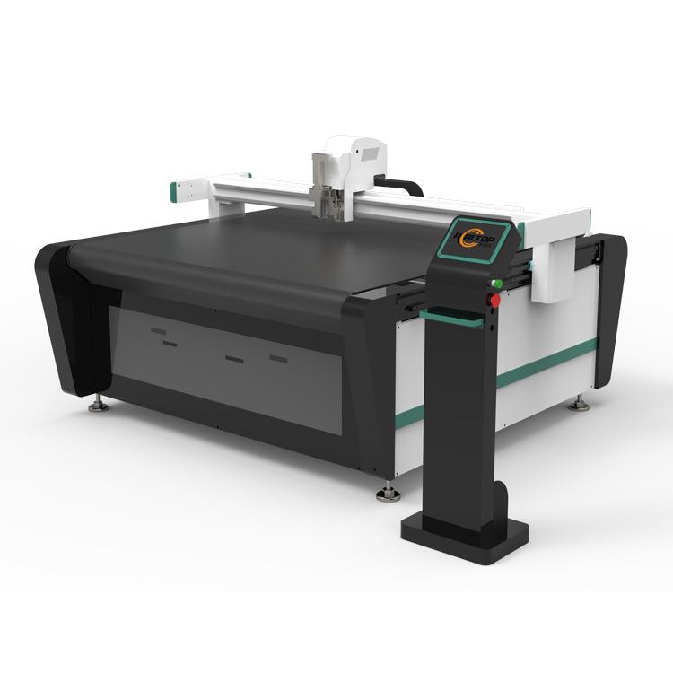 厂家供应1625自动皮革PU多层振动刀切割机夹网布复合材料裁剪机