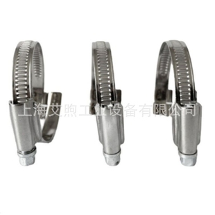 带宽12mm 德标意式单双搭桥螺旋喉箍左右旋桥式抱箍紧固卡波纹管