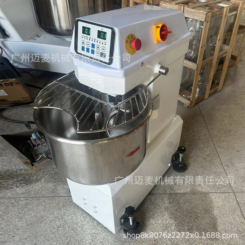 全自动双速双动15KG和面机商用大型搅拌机立式揉面机工厂直供面团