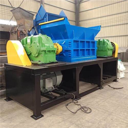 JZL-1200双轴撕碎机 废铁皮彩钢瓦多功能撕碎设备 油漆桶粉碎机