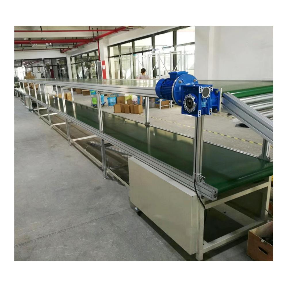 定制电商仓库双层包装流水线工作台电子厂生产线防静电皮带组装线