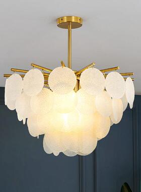 北欧设计师个性玻璃吊灯卧室房间灯简约现代样板房客厅书房装饰灯